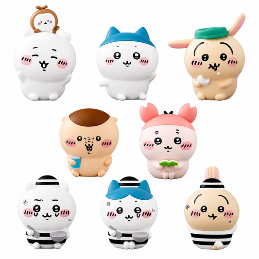 Chiikawa Friends 4 Mini Figure Blind Box Total 12 Unit Box Set(8 Designes)