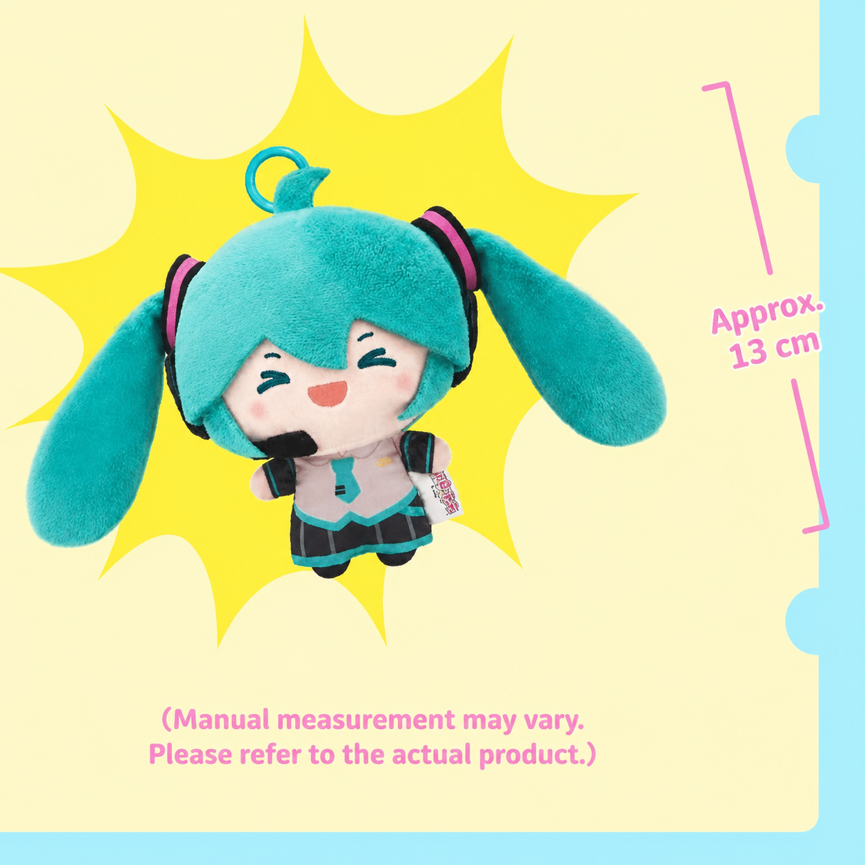 Hatsune Miku - Ponytail Shake Plush, Pendant, Keychain, Backpack Accessory