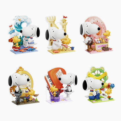 PANTASY x PEANUTS Snoopy Letter World Series Building Block Blind Box