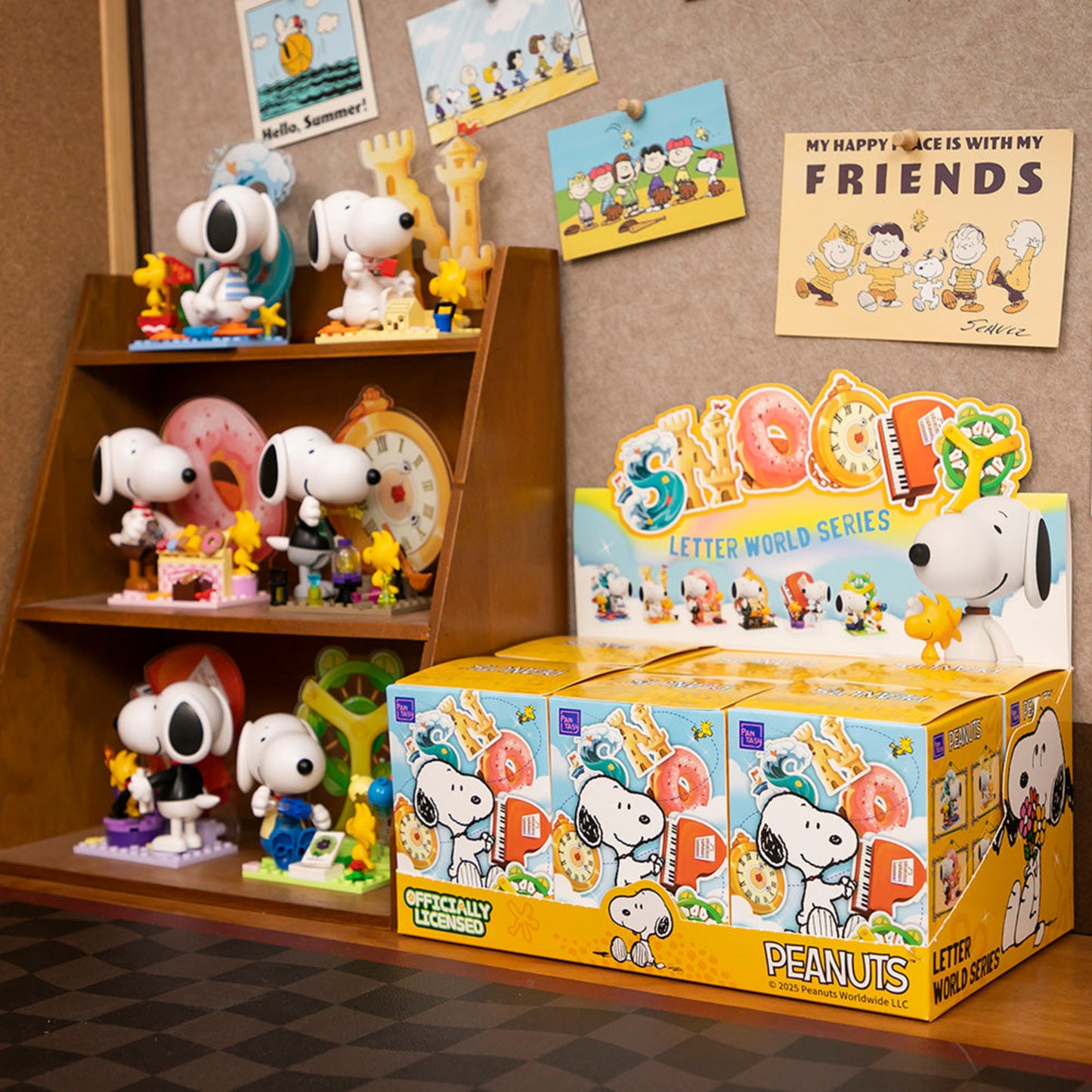 PANTASY x PEANUTS Snoopy Letter World Series Building Block Blind Box