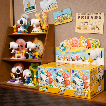 PANTASY x PEANUTS Snoopy Letter World Series Building Block Blind Box