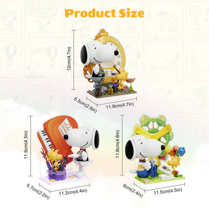 PANTASY x PEANUTS Snoopy Letter World Series Building Block Blind Box