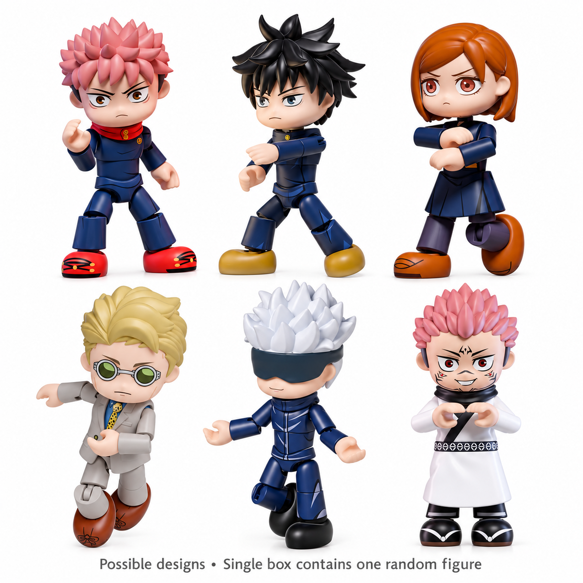 Which six regular designs may appear? PUREMIND Jujutsu Kaisen Total Assault Vol.1 model 2730.