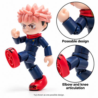 How can the figure be posed? PUREMIND Jujutsu Kaisen Total Assault Vol.1 model 2730.