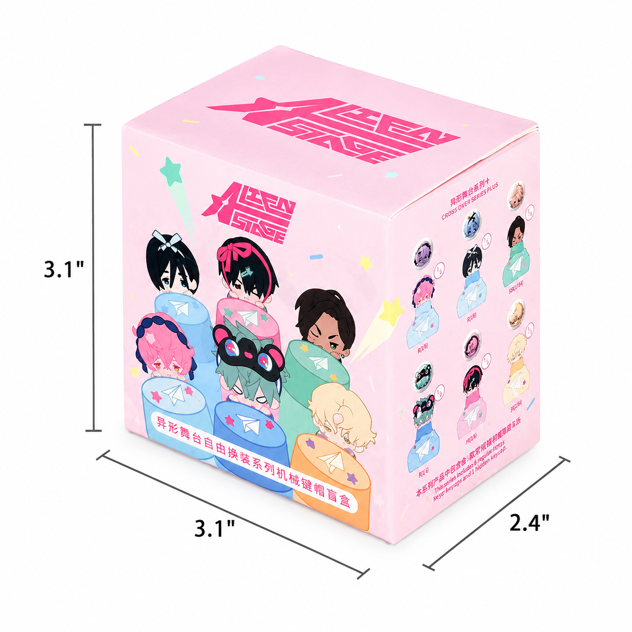 Alien Stage Series Mechanical Keycaps Collectible Blind Box