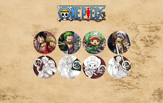 One Piece - Kirie Art Tin Badge