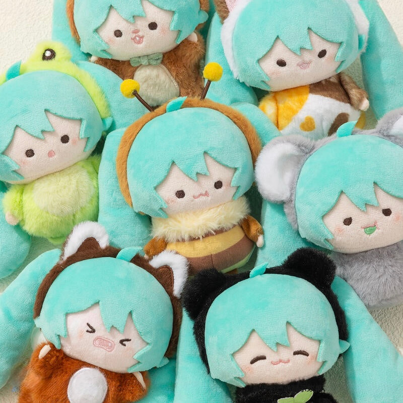 HATSUNE MIKU MIKUZOO Series Plush Kawai Bag Pendant Figure Doll Blind Box