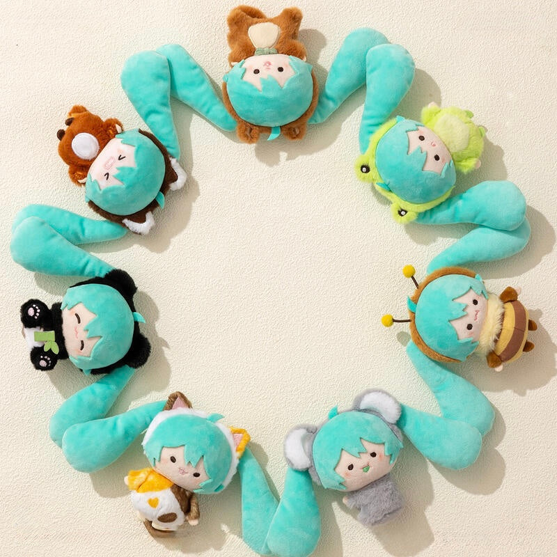 HATSUNE MIKU MIKUZOO Series Plush Kawai Bag Pendant Figure Doll Blind Box