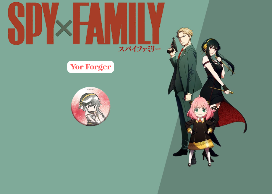SPY×FAMILY Retro Chic Glitter Can Badge Blind Box