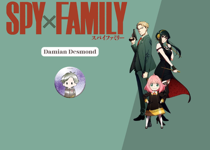 SPY×FAMILY Retro Chic Glitter Can Badge Blind Box