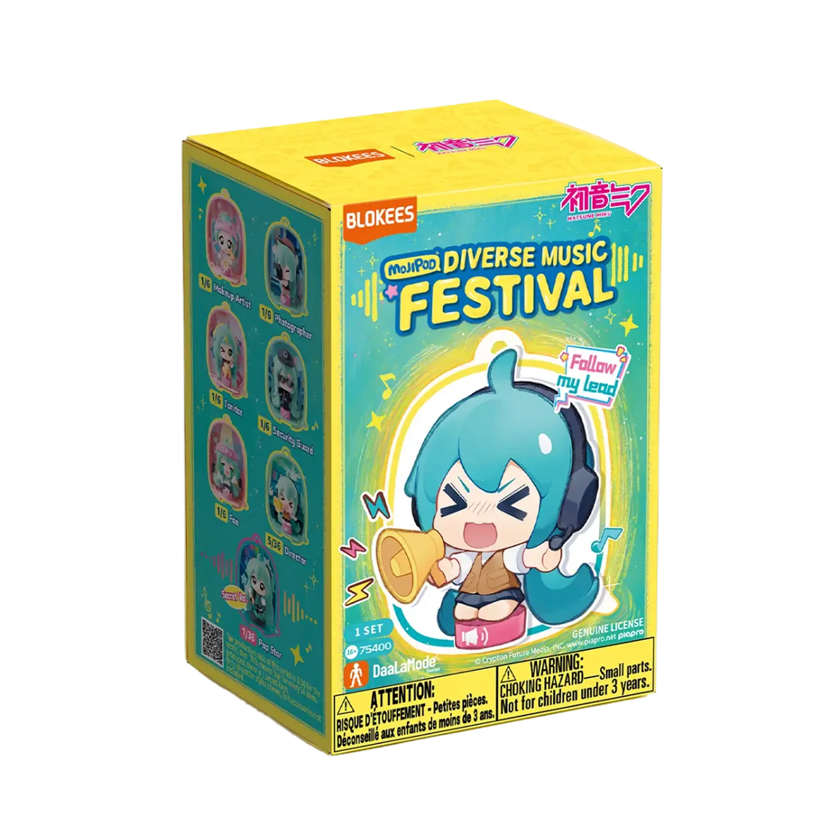 Blokees Hatsune Miku MOJIPOD Diverse Music Festival sealed random single blind box