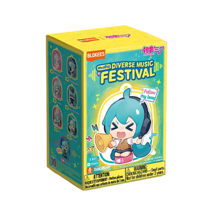 Blokees Hatsune Miku MOJIPOD Diverse Music Festival sealed random single blind box