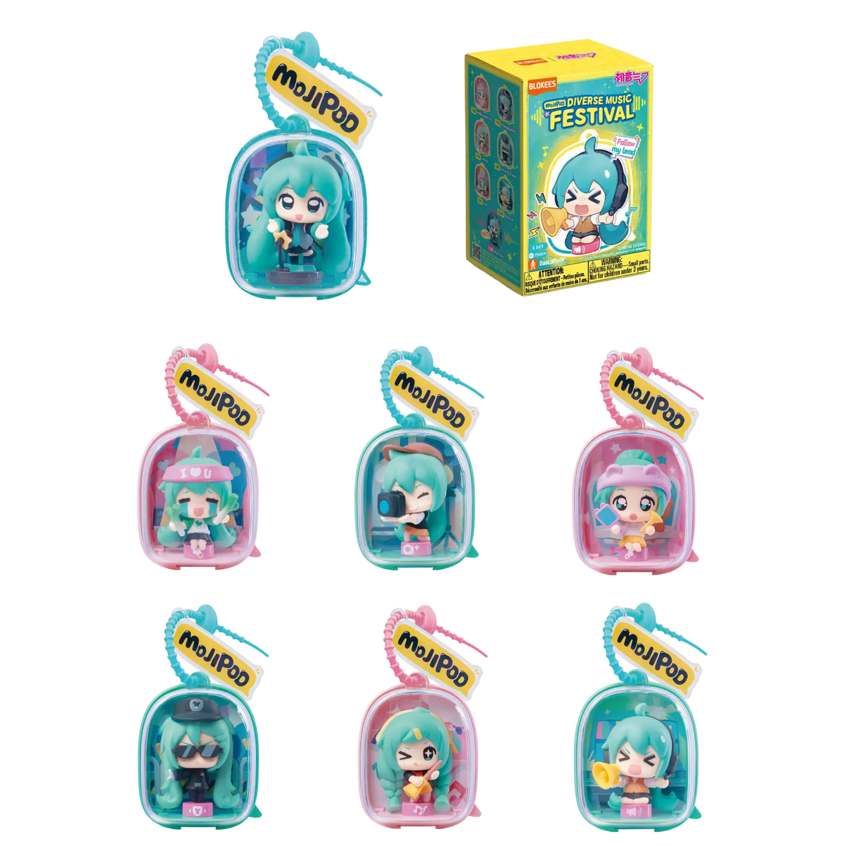 Hatsune Miku Diverse Music Festival possible designs; possible designs, selection is random