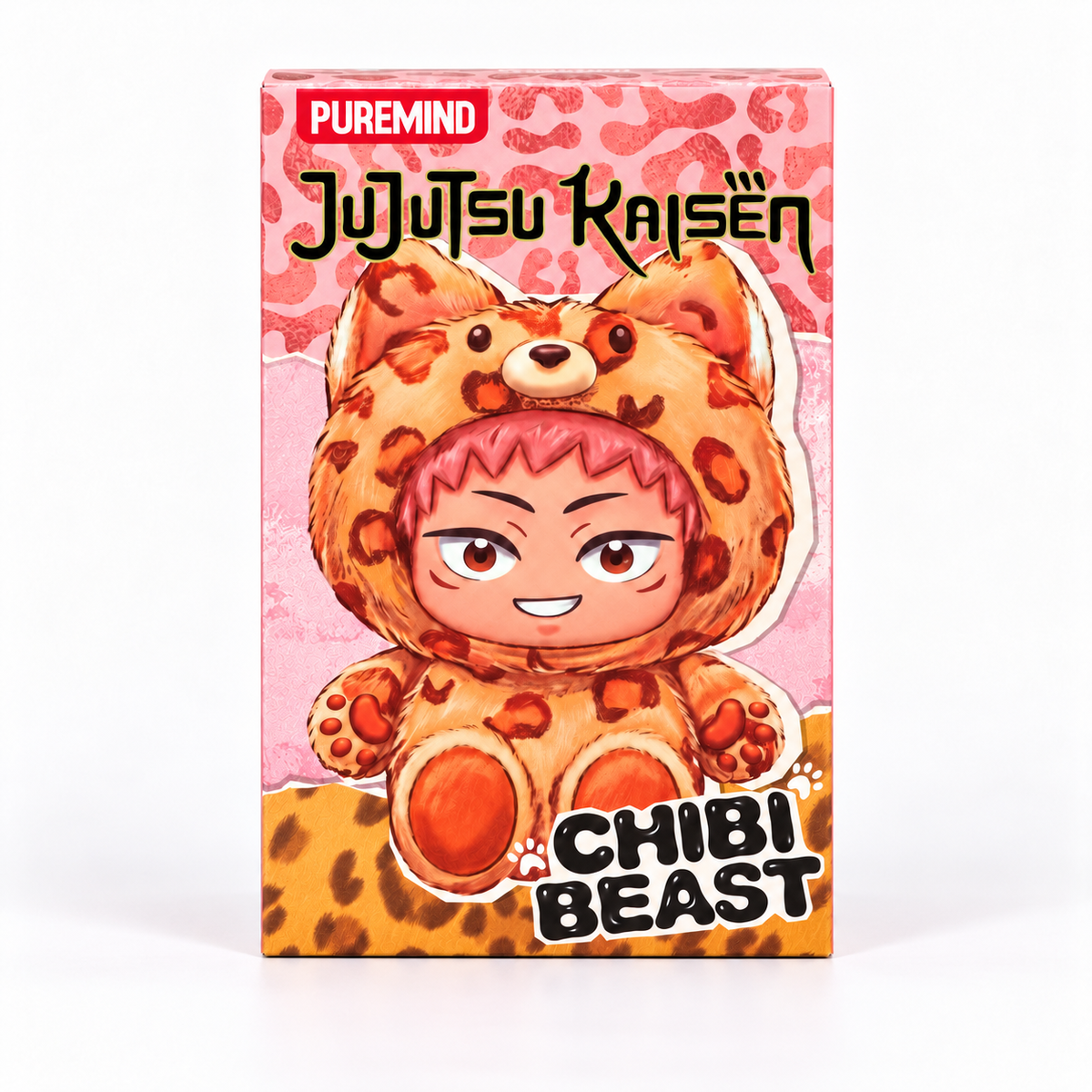 One closed PUREMIND Chibi Beast retail blind box; Yuji artwork on the package does not guarantee the character inside.