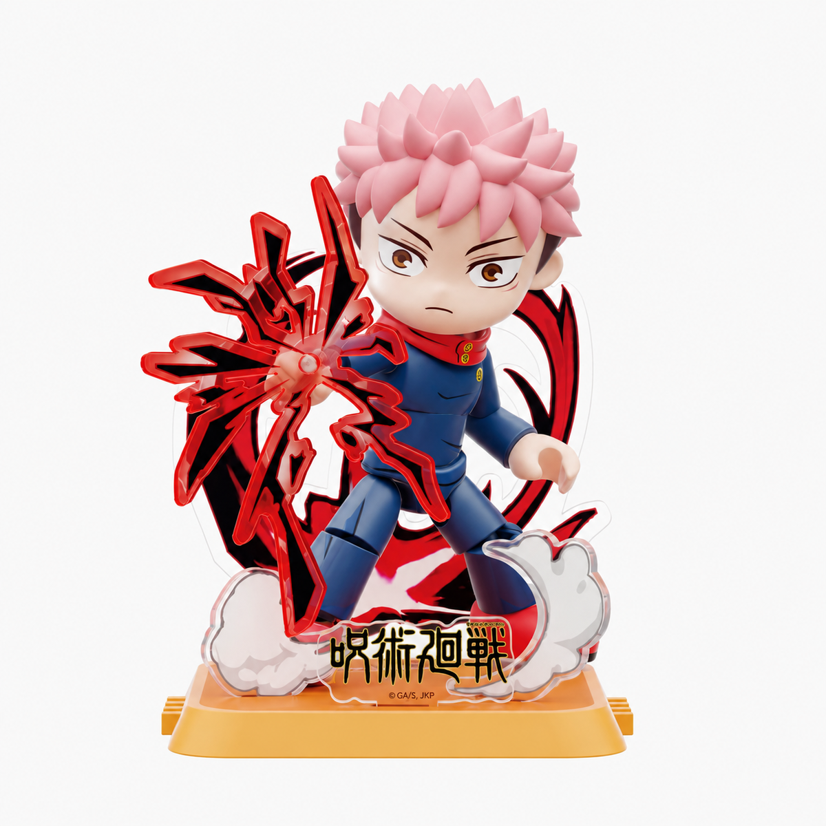 PUREMIND Yuji Itadori Cursed Energy Series figure with display base