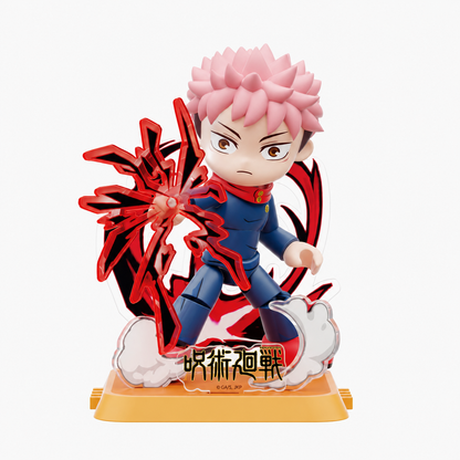 PUREMIND Yuji Itadori Cursed Energy Series figure with display base